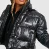 Flash Sale ???? Cire Hooded Puffer Jacket Black ????