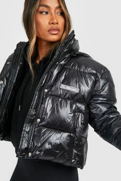 Flash Sale ???? Cire Hooded Puffer Jacket Black ????