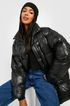 Discount ???? Cire Oversized Puffer ???? Coat Black ????