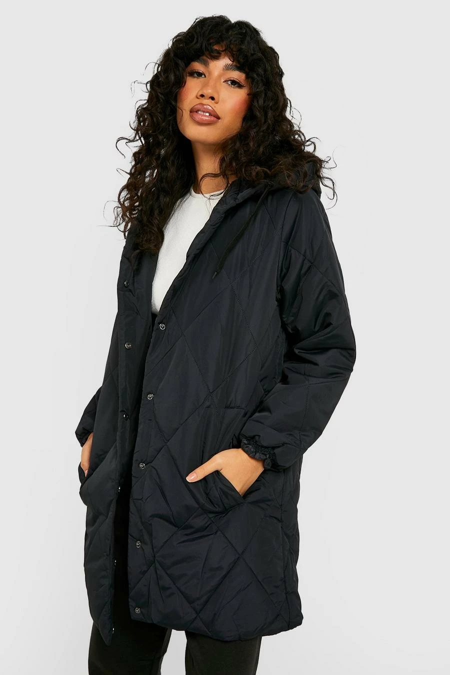 Best Sale ???? Diamond Quilt Puffer Jacket Black ???? 1 Best Sale ???? Diamond Quilt Puffer Jacket Black ????