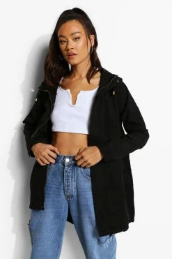 Wholesale ???? Hooded Twill Mac Black ????