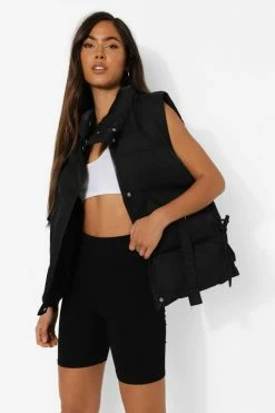 Budget ???? Pocket Detail Vest Black ????