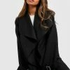 Best deal ???? Waterfall Cuff Detail ???? Coat Black ????