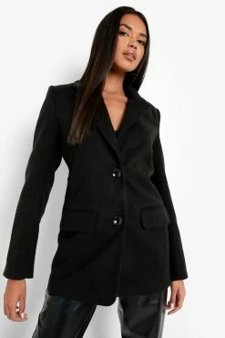 Promo ???? Wool Look Blazer Black ????