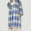 Best reviews of ???? Plus Oversized Check Wool Look ???? Coat Blue ????