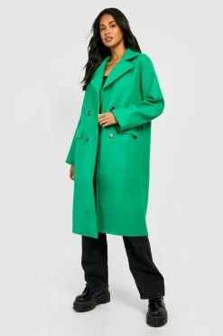 Brand new ???? Structured Textured Wool ???? Coat Bright Green ????