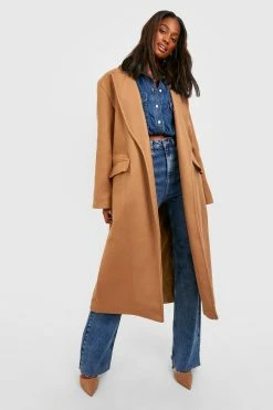 Best Sale ⭐ Maxi Wool Look ???? Coat Camel ????