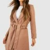 Best reviews of ???? Tailored Wool Look Belted ???? Coat Camel ????