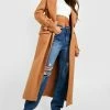 Flash Sale ???? Wool Look Double Breasted Belted Maxi ???? Coat Camel ❤️