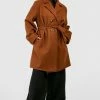 Brand new ✨ Plus Belted Double Breasted Wool Look ???? Coat Chocolate ????