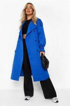 Top 10 ✔️ Plus Belted Trench ???? Coat Cobalt ✔️