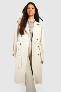 Outlet ???? Oversized Faux Suede Trench ???? Coat Cream ✔️