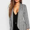 Wholesale ⌛ Petite Check Pocket Detail Blazer Grey ????