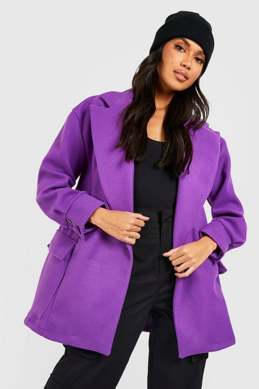 Best reviews of ✔️ Wool Look Double Breasted Jacket Jewel Purple ???? 1 Best reviews of ✔️ Wool Look Double Breasted Jacket Jewel Purple ????