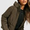 Promo ???? Hooded Padded Jacket Khaki ⭐