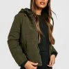 Promo ???? Hooded Padded Jacket Khaki ????
