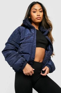 Best Sale ???? Quilted Puffer Jacket Navy ????