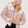 Deals ???? Recycled Retro Print Reversible Jacket Orange ????